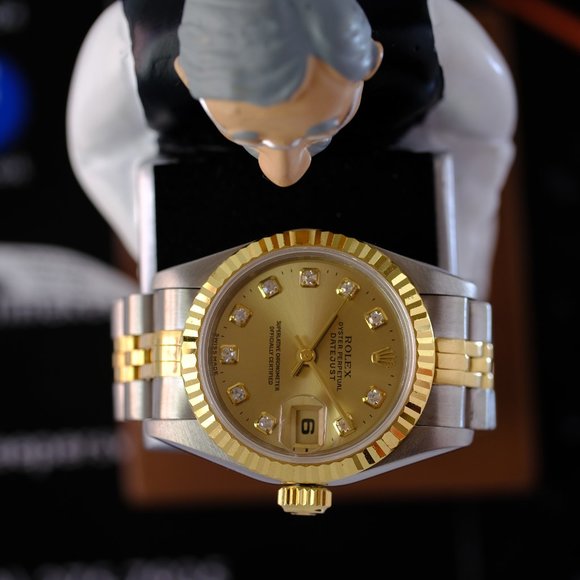 Rolex Datejust Factory Diamond Dial Box & Papers - Picture 12 of 14